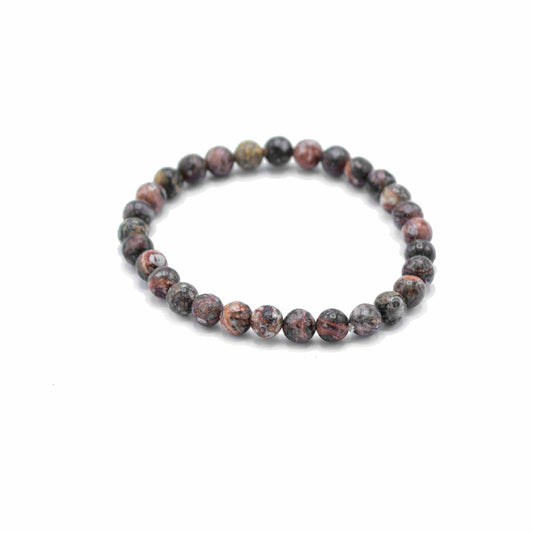 Gemstone Manifestation Bracelet Lepard Skin Courage