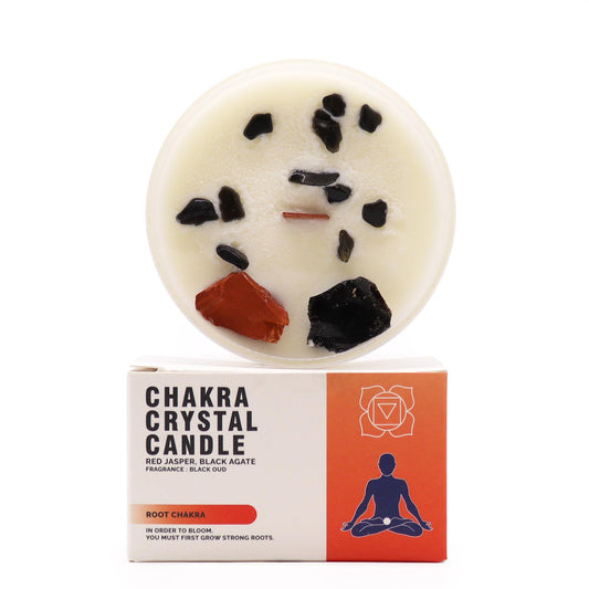 Chakra Crystal Candles Root Chakra