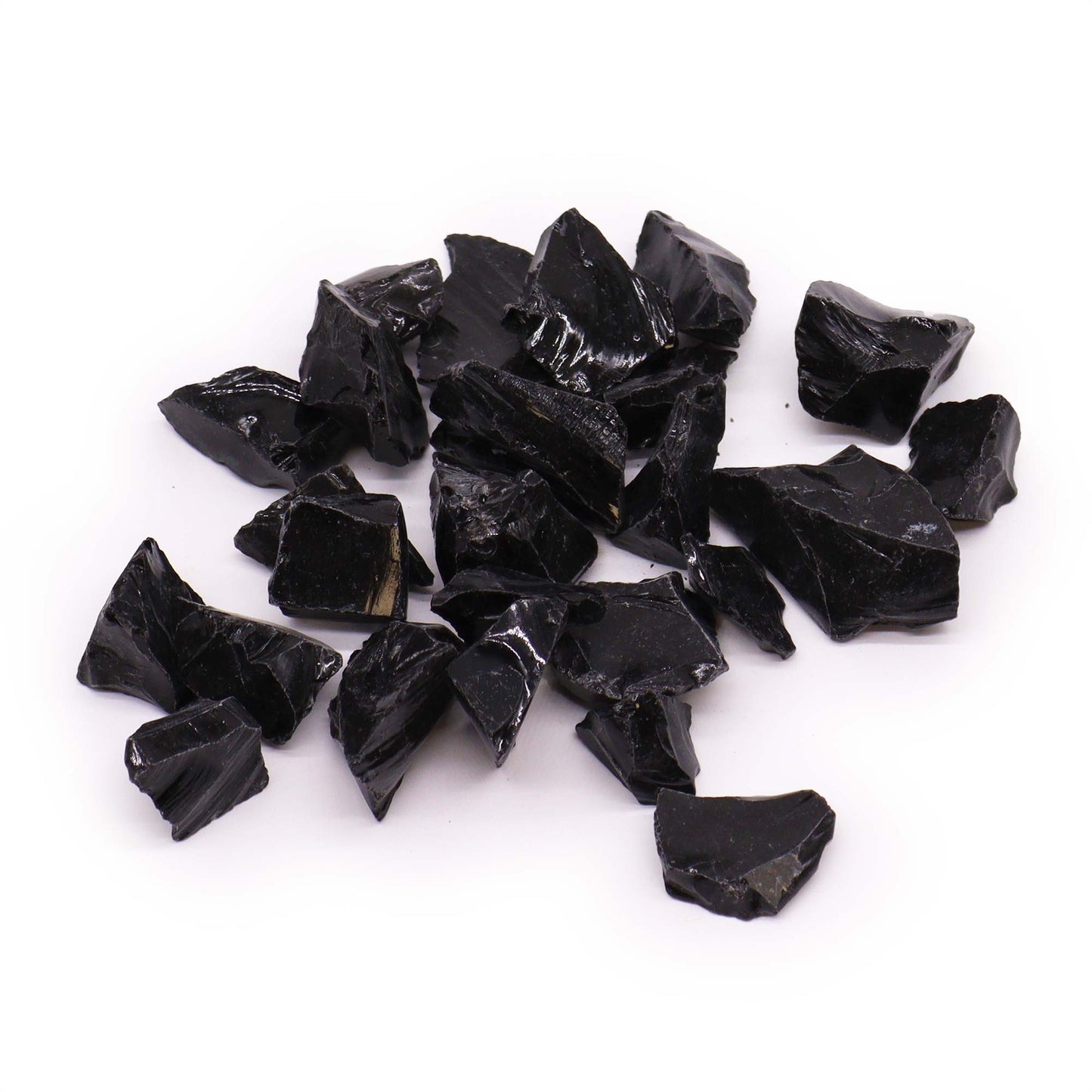 500g Bag of Raw Crystals Black Agate