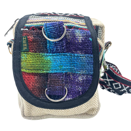 Hemp Tiedye Messenger Bag