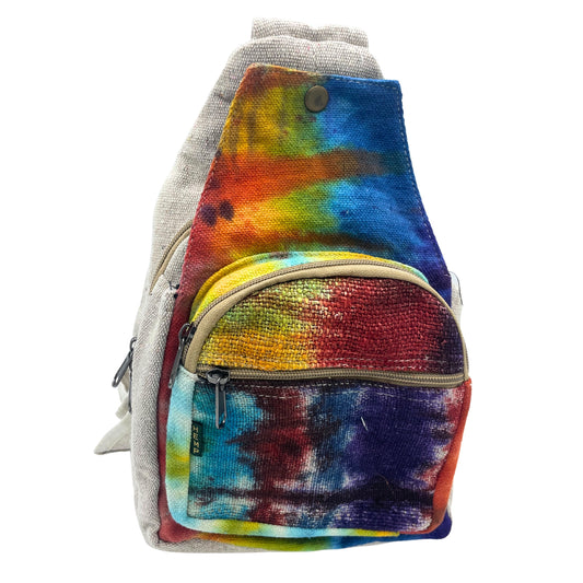 Hemp Tiedye Sling Shoulder Bag