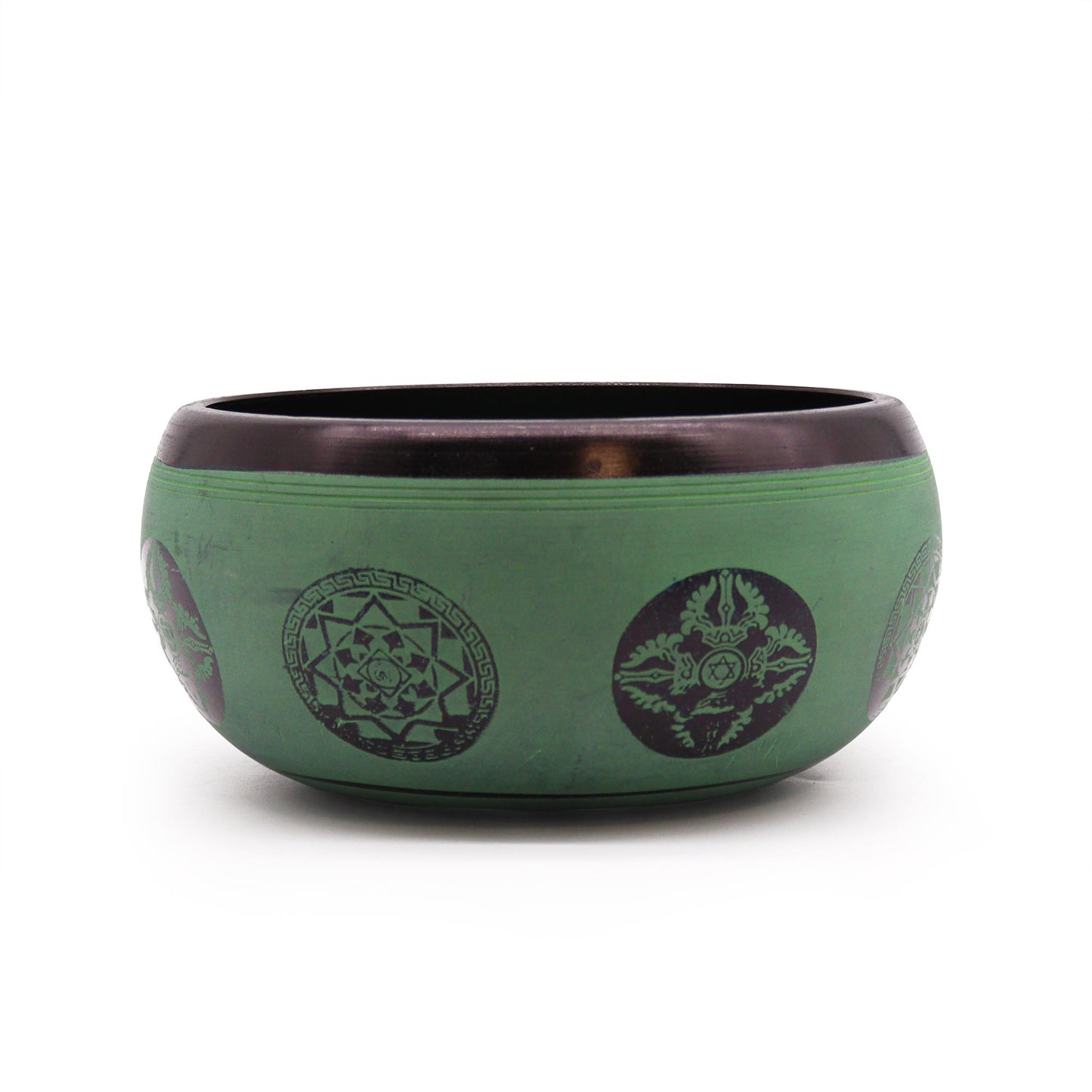 Earth Powder Singing Bowl Mandala Buddha 16cm