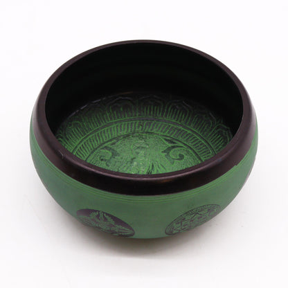 Earth Powder Singing Bowl Mandala Buddha 16cm