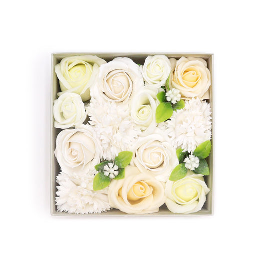 Square Box Wedding Blessings White & Ivory