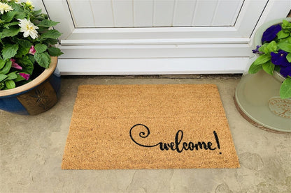 Coir Doormat Welcome 40x60cm