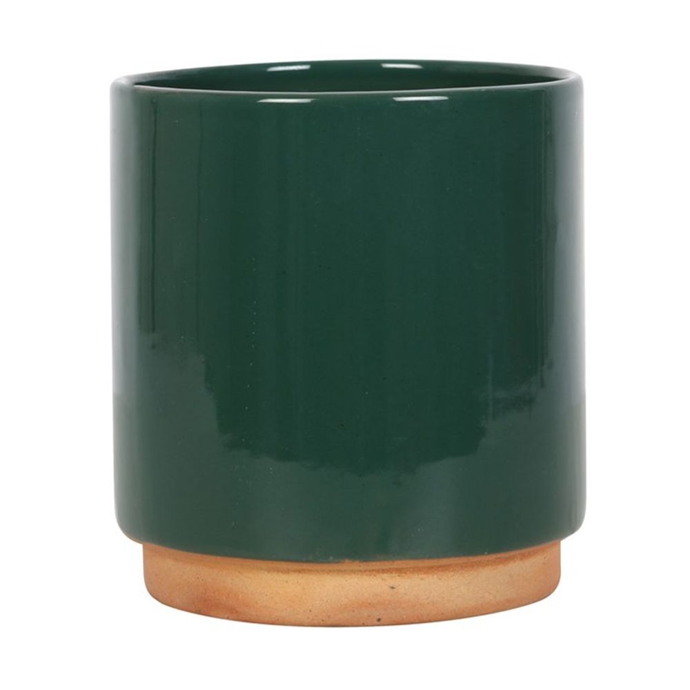 Dark Green Plant Lady Plant Pot