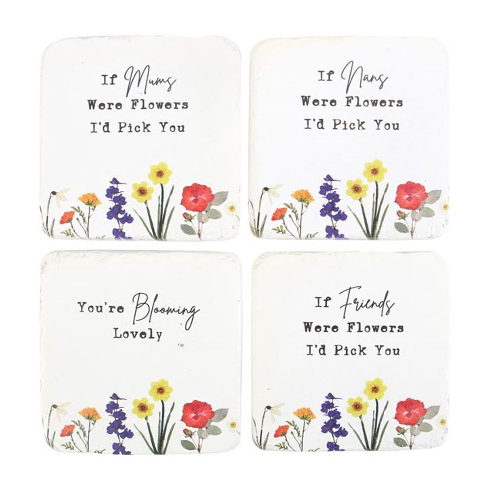 Set of 24 Wildflower Coasters