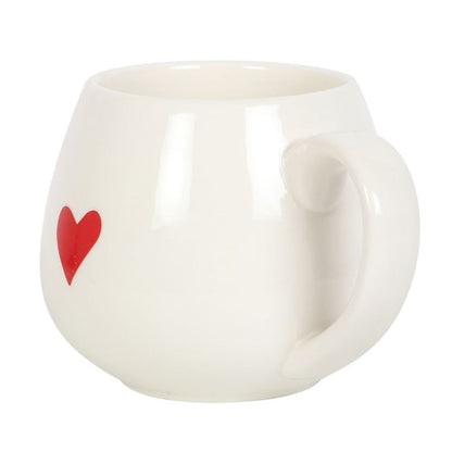 Love Heart Hidden Message Rounded Mug