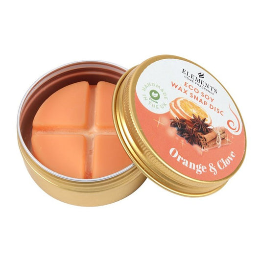 Orange & Clove Soy Wax Snap Disc