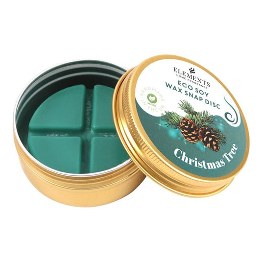 Christmas Tree Soy Wax Snap Disc