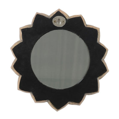 Bronze Lotus Flower Chakra Wall Mirror